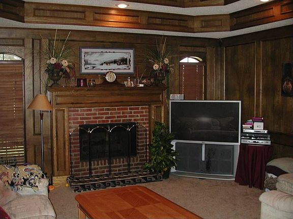Notice the vaulted ceilings