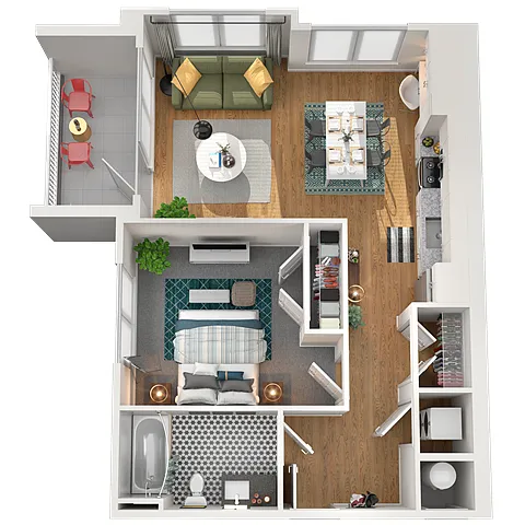 Floor plan B3