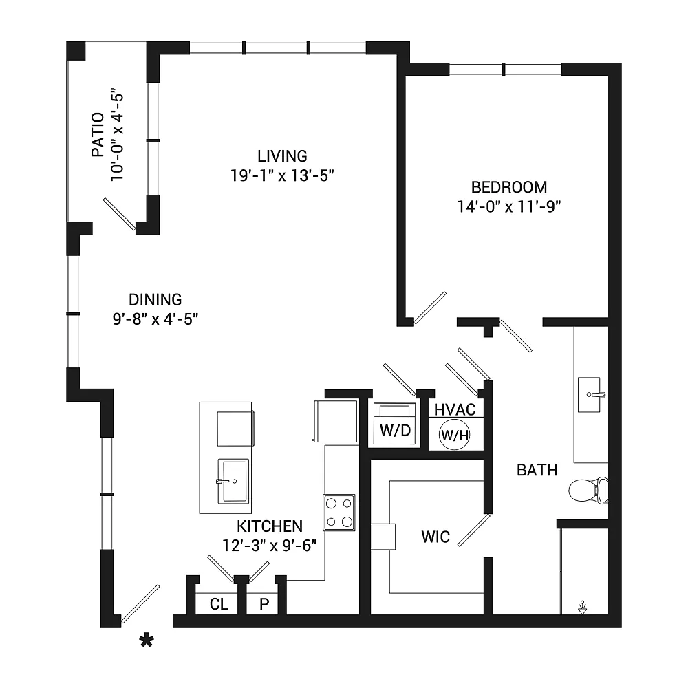 Floor plan Debut