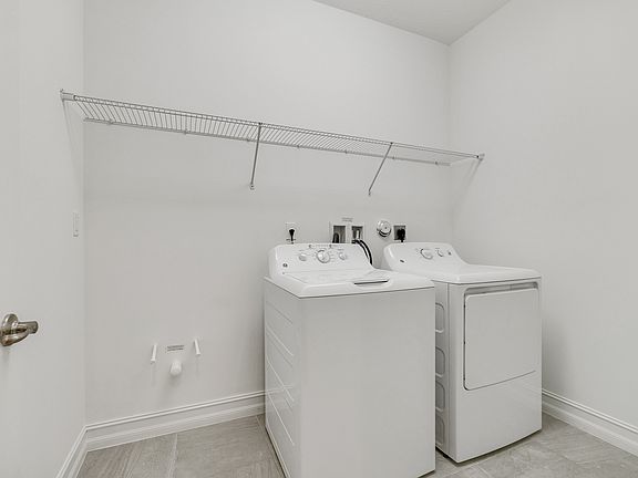 Convenient laundry room