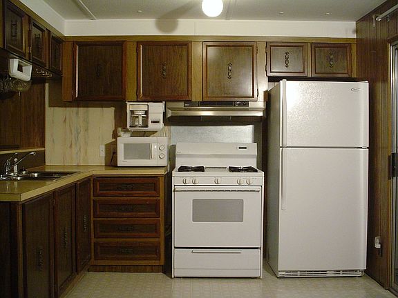 Newer appliances and new sink