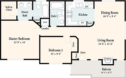 Floor plan The Ensenada