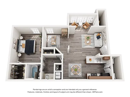 Floor plan The Alderwood with Study