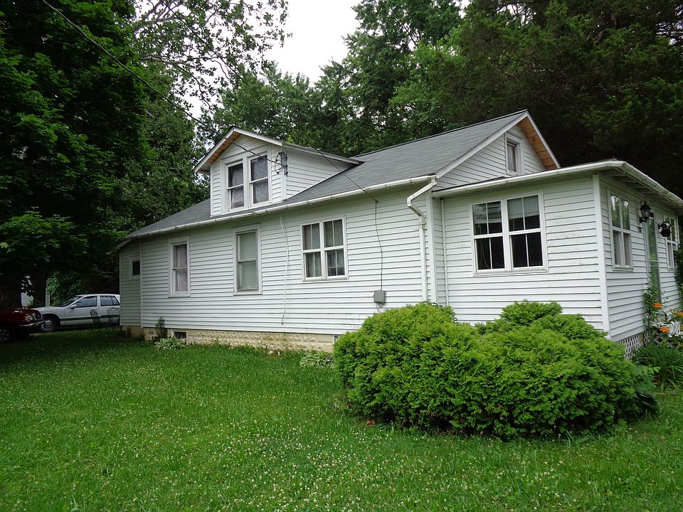 side of house from back