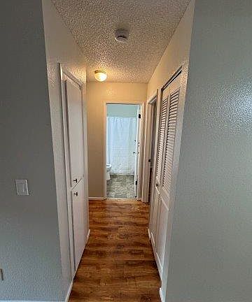 Hallway with 2 door