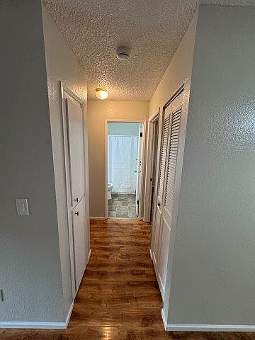 Hallway with 2 door