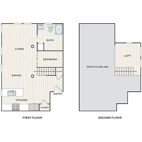 Floor plan Loft Studio