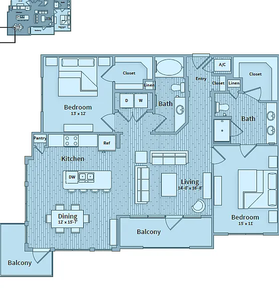 The Belvedere at Springwoods Village Apartments — Photo 45