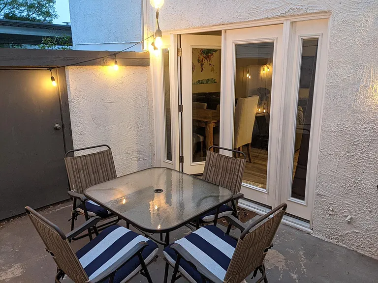 Private patio