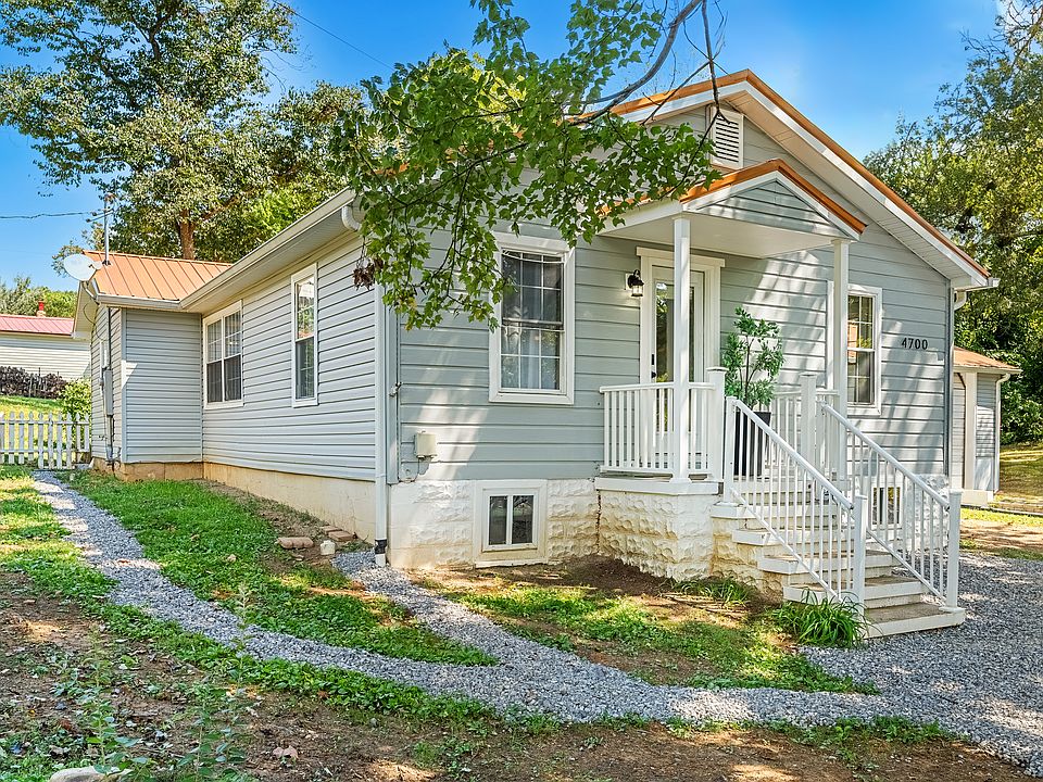 Exterior with angle from side yard