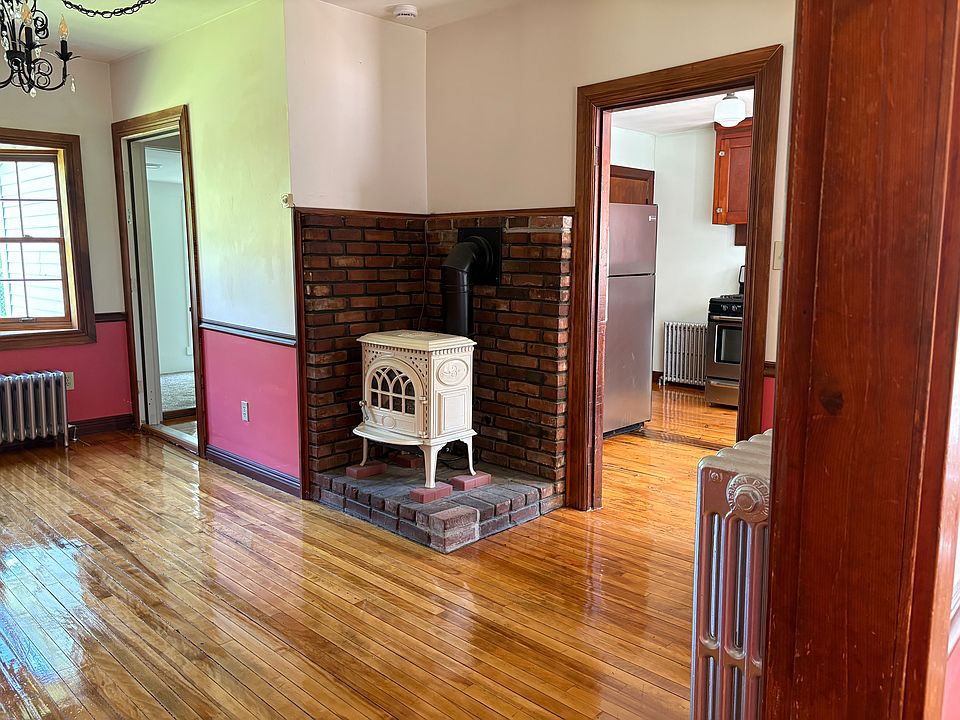 Living room/ dining room connecting to kitchen and bedroom