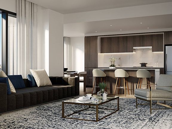1000 South Capitol Unit Living Room