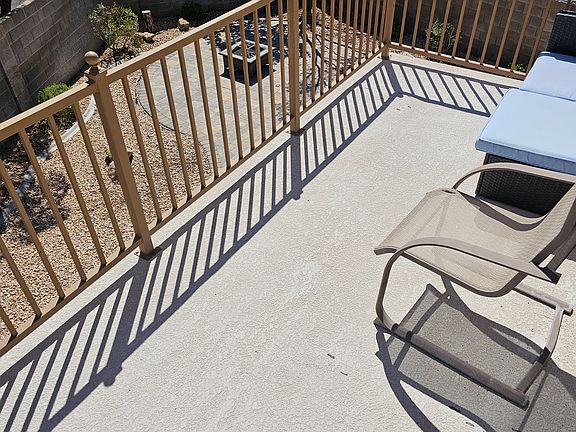Master bedroom patio