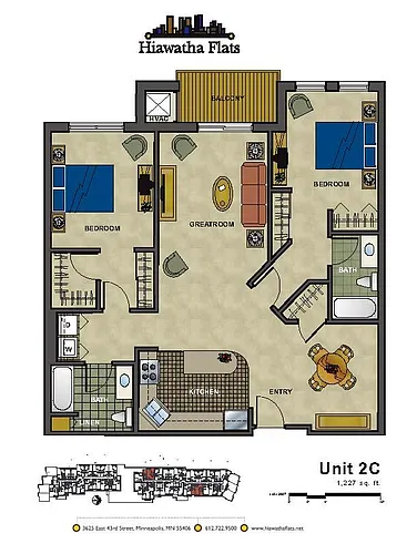 Floor plan 2C