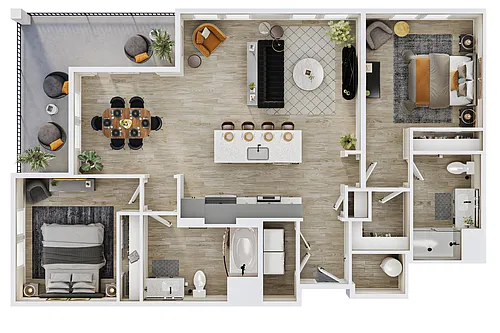 Floor plan B6