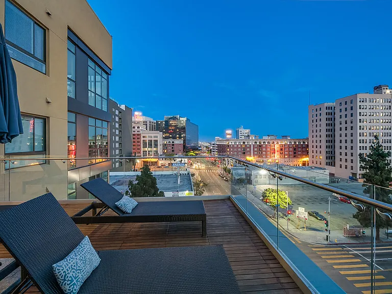 Sunbath or take in the evening lights on the rooftop deck