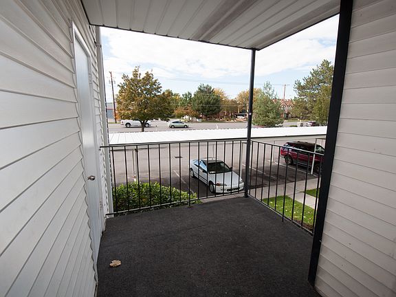 Covered Balcony where storage closet is located. May have ga