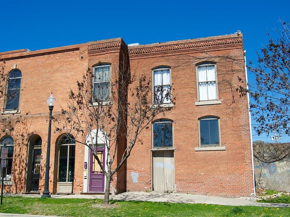 Side of building with door