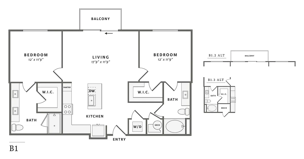 Floor plan B13