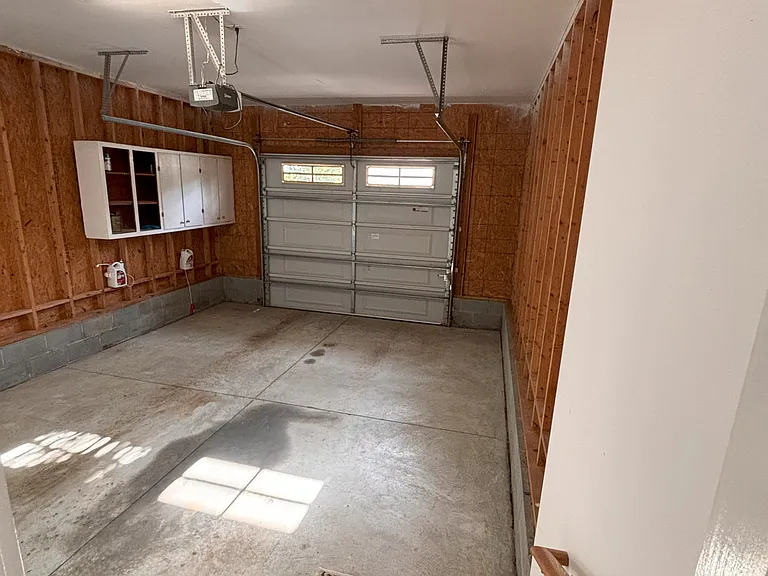 Garage view from kitchen door