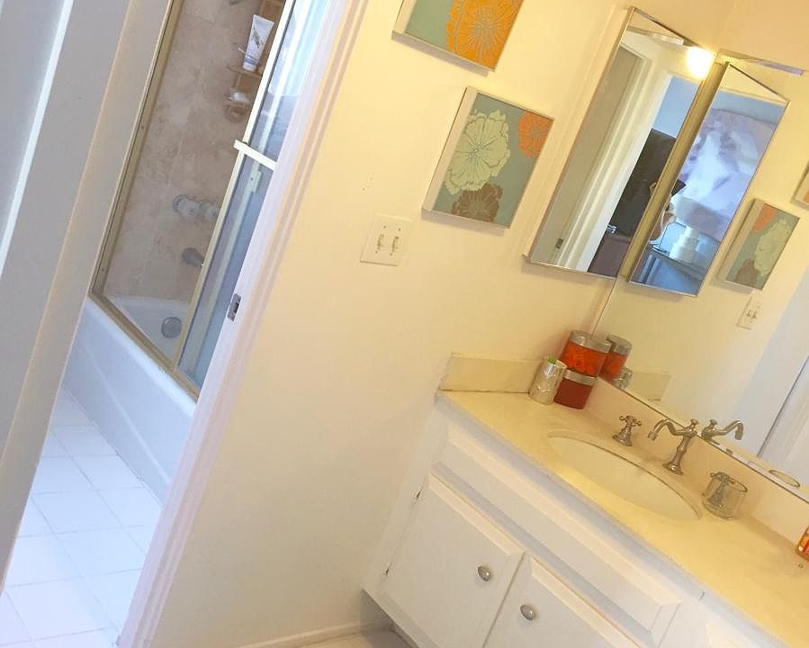 Chic master bathroom