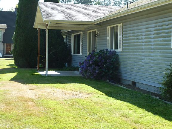 Northside of back of duplex