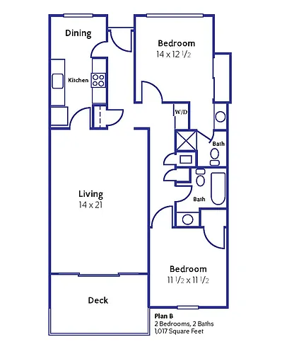 Floor plan Floorplan B