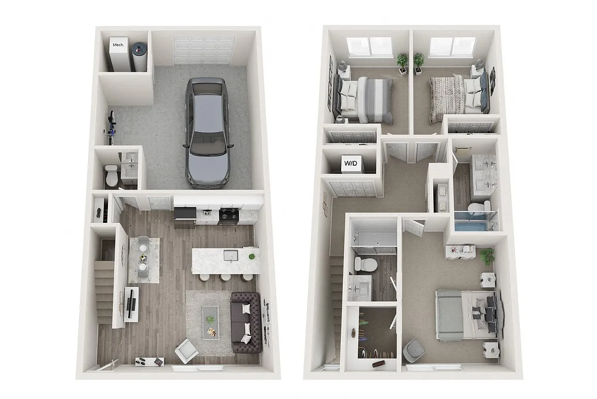 Floor plan DD Townhouse