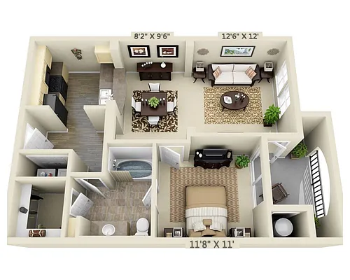 Floor plan the Chianti (A1E)