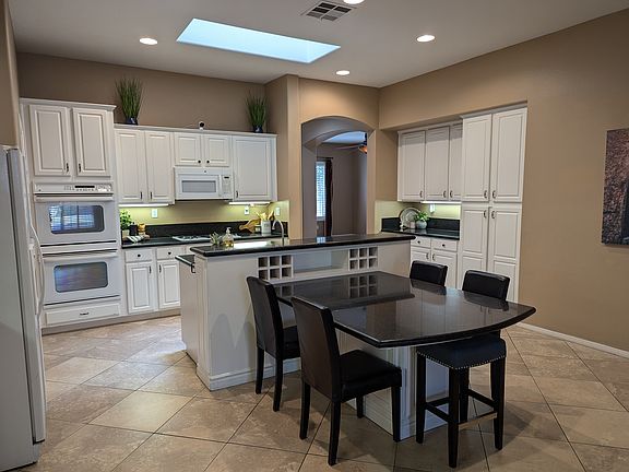 Kitchen View w/Built In Island