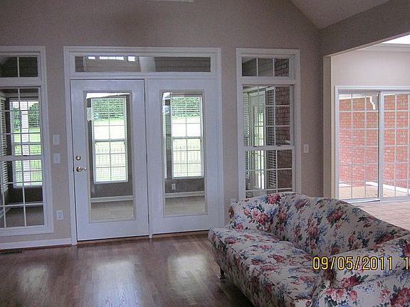 living room to sunroom