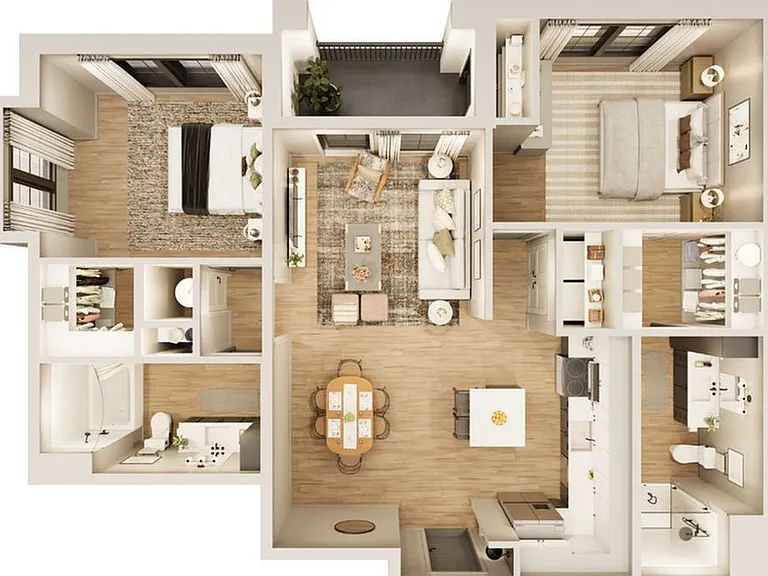 B2 - 2 Bed _ 2 Bath B2 - 2 Bed _ 2 Bath