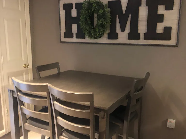 Separate Dinette off kitchen area