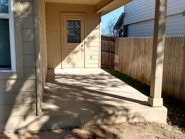 Back patio or porch