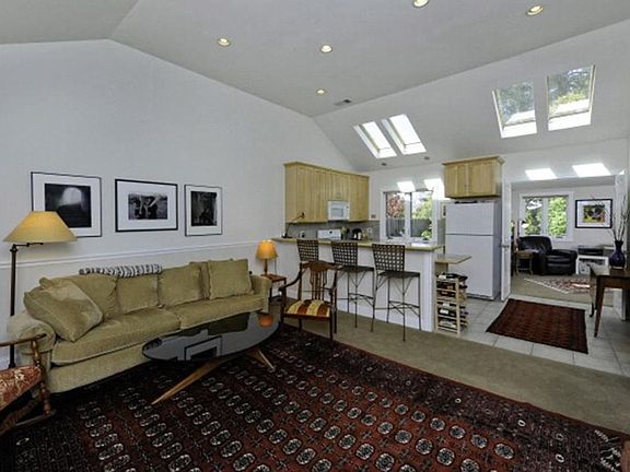 Living Area with open kitchen