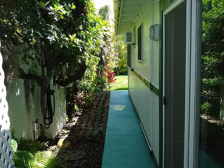 Walkway from Gate - Unit Entry on right side