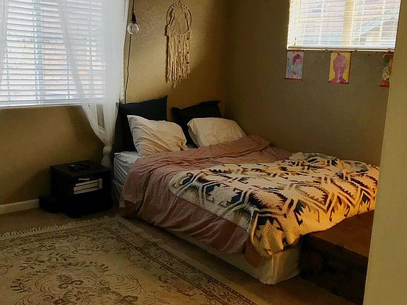 Master with attached bathroom to the left in this photo