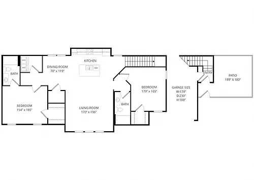 Floor plan Unit Plan B3