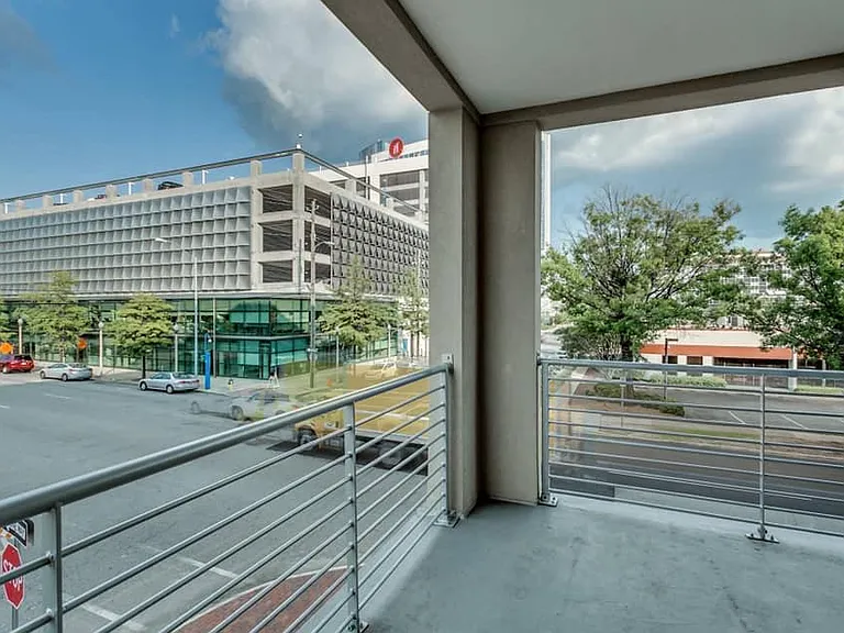 Private Balcony with Downtown View