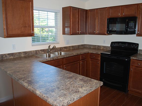 All new kitchen cabinets and appliances