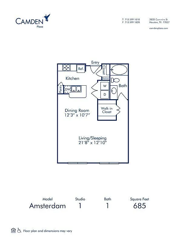 Floor plan Amsterdam