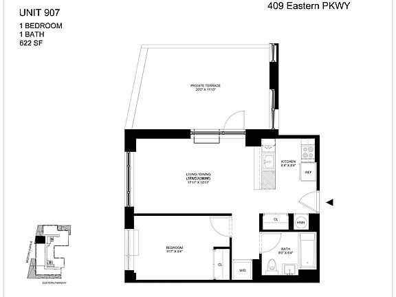 2nd image of 409 Eastern Pkwy APT 907