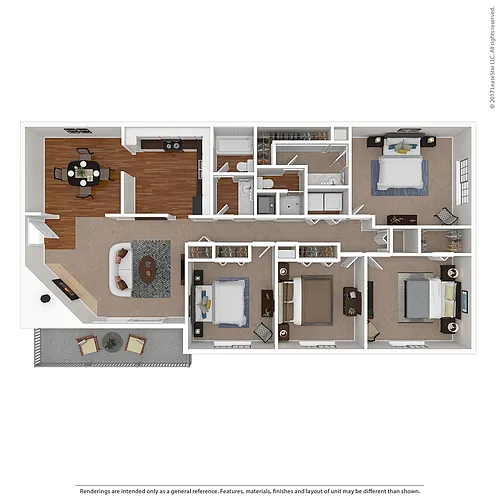 Floor plan The Delphine