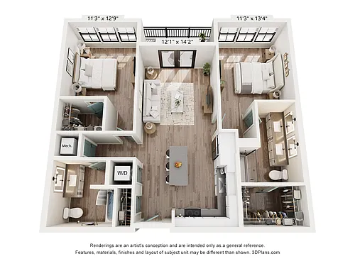 Floor plan B2