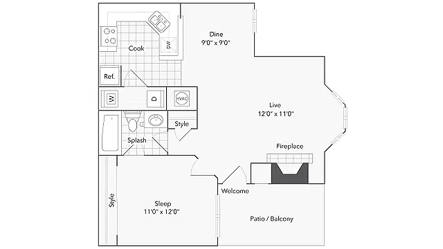Floor plan Athens