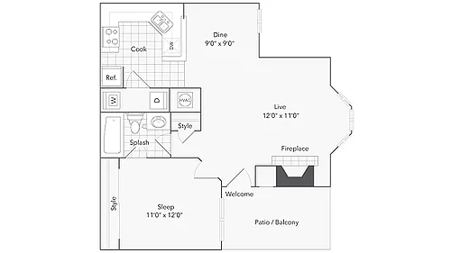 Floor plan Athens