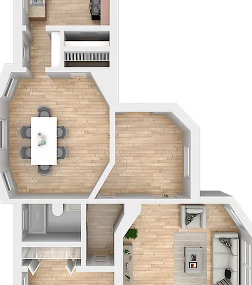 Garden Flat Floor Plan Garden Flat Floor Plan