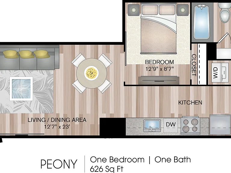 626 sq ft 626 sq ft