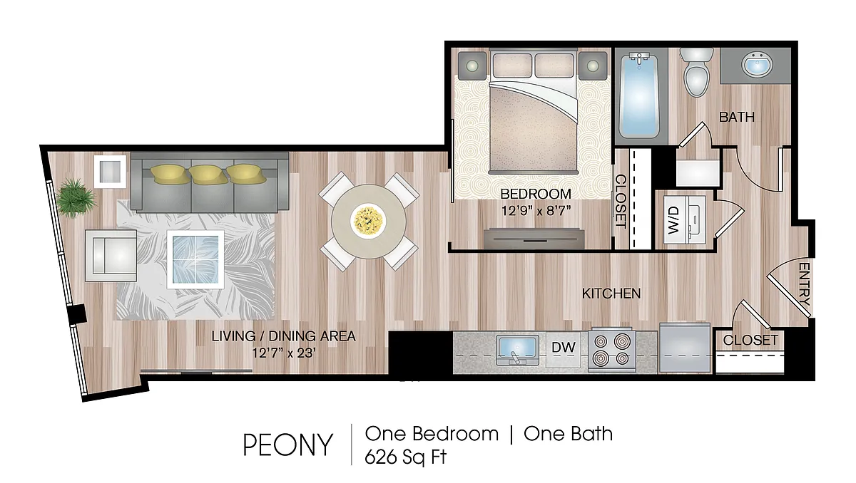 Floor plan Peony