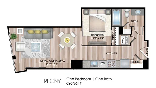 Floor plan Peony